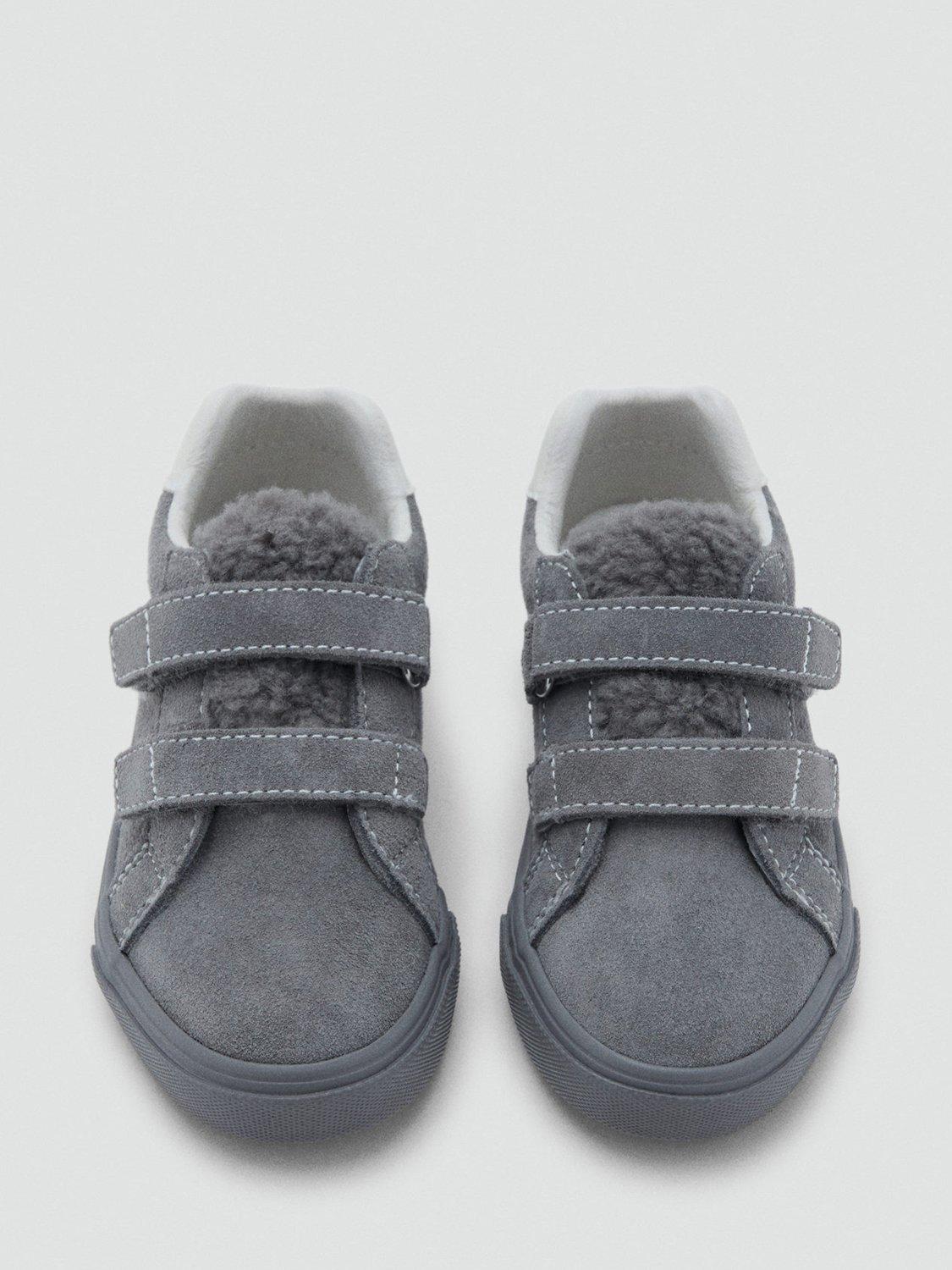 Product image 5 of 5, which shows Mango Kids' Nando Trainers, Charcoal, 4.5 Jnr