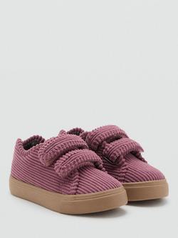 Mango Kids' Pana Trainers - view 2, Medium Red