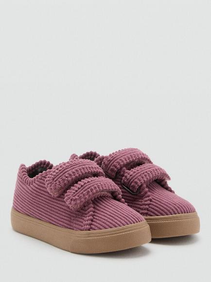 Mango Kids' Pana Trainers - view 2, Medium Red