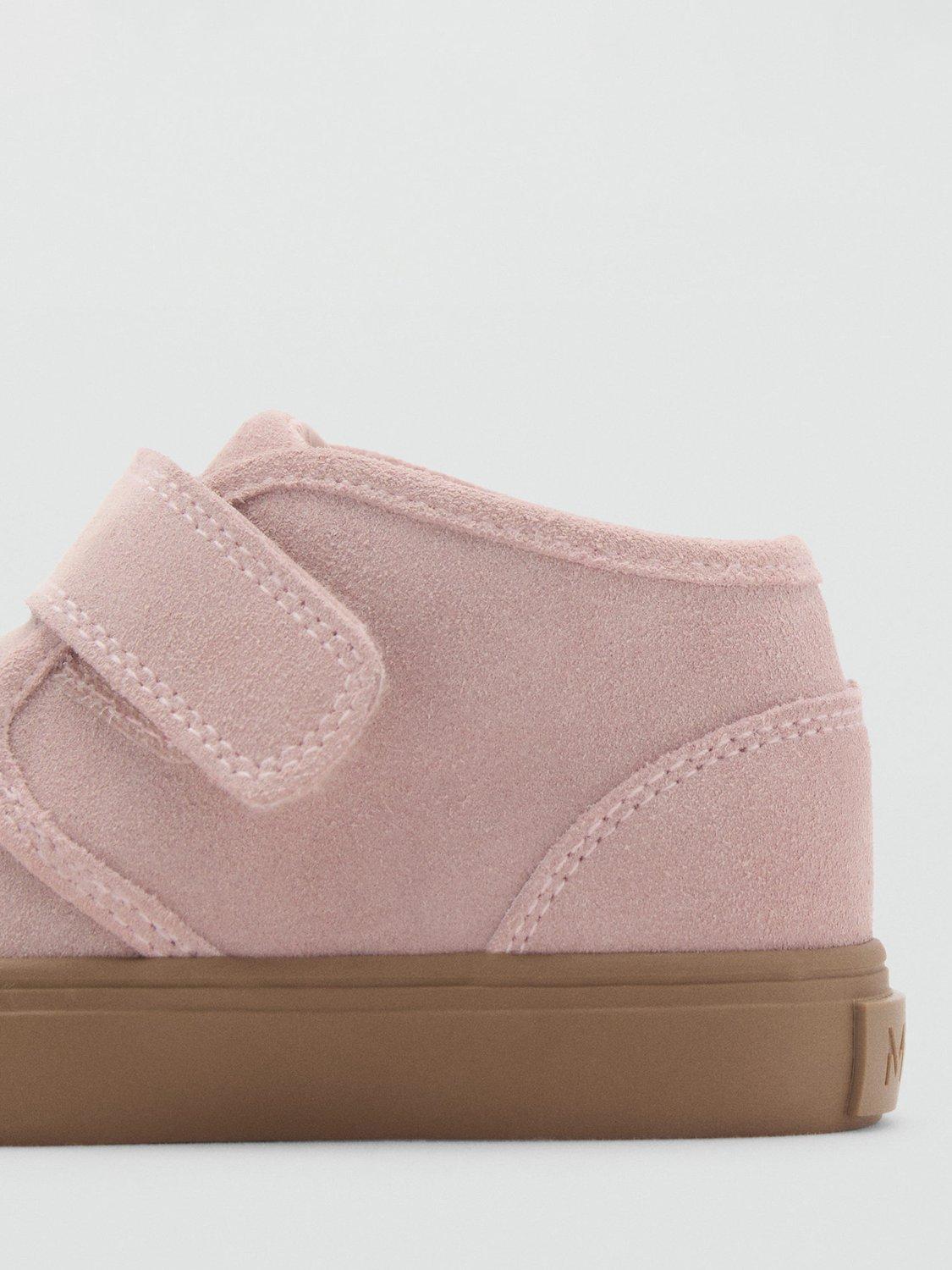 Product image 3 of 4, which shows Mango Kids' Surf Trainers, Pastel Pink, 4.5 Jnr
