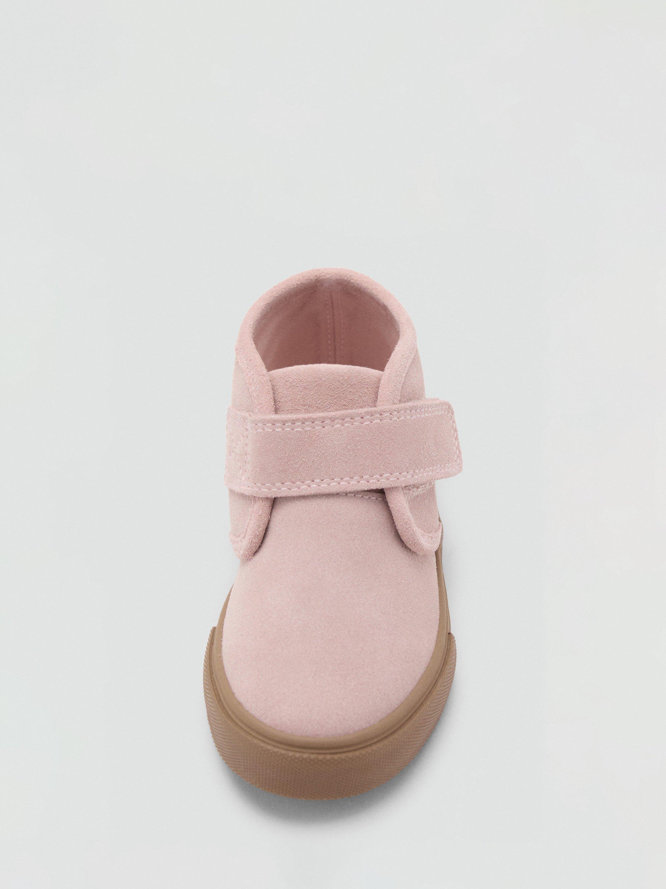 Product image 4 of 4, which shows Mango Kids' Surf Trainers, Pastel Pink, 4.5 Jnr