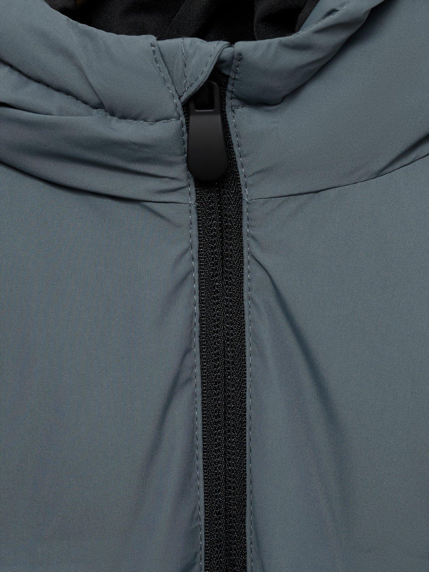 Product image 6 of 6, which shows Mango Kids' Afrilong Quilted Puffer Jacket, Medium Blue, 10 years