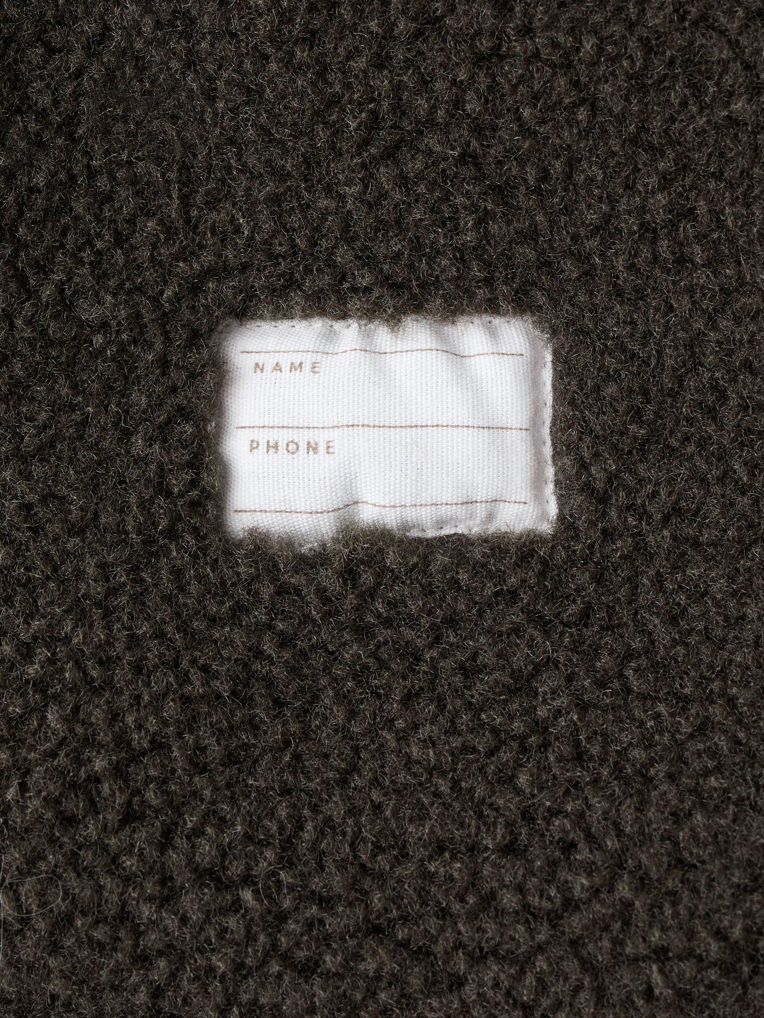 Product image 4 of 4, which shows Mango Kids' Bombai Hooded Coat, Khaki, 9-12 months