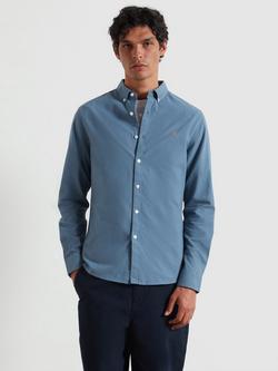 Farah Slim Fit Oxford Cotton Shirt, Chalk Blue, Chalk Blue