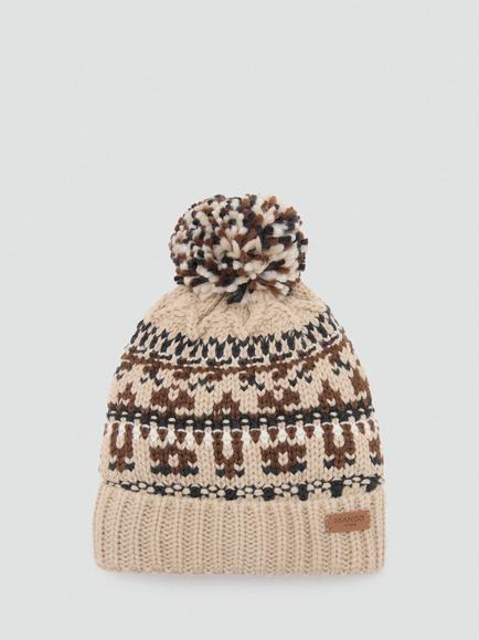 Mango Kids' Winter Hat, Lt Pastel Brown