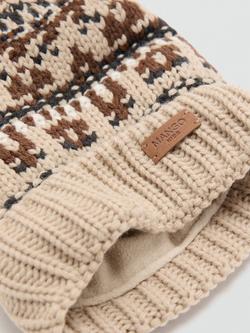 Mango Kids' Winter Hat - view 2, Lt Pastel Brown