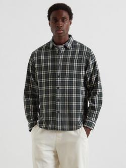 Farah Check Cotton Shirt, Rosemary, Rosemary