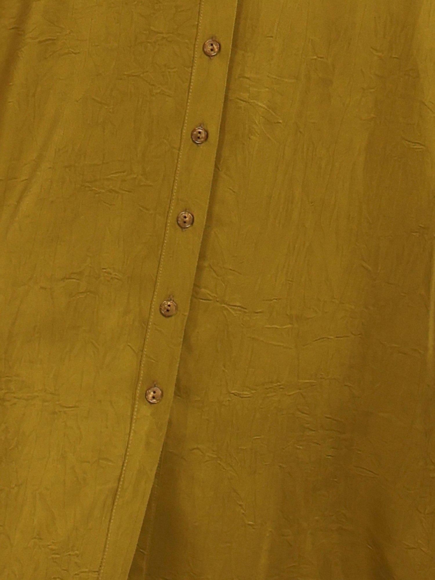 Product image 5 of 5, which shows Traffic People Revenge Long Sleeve V Neck Blouse, Green, XS