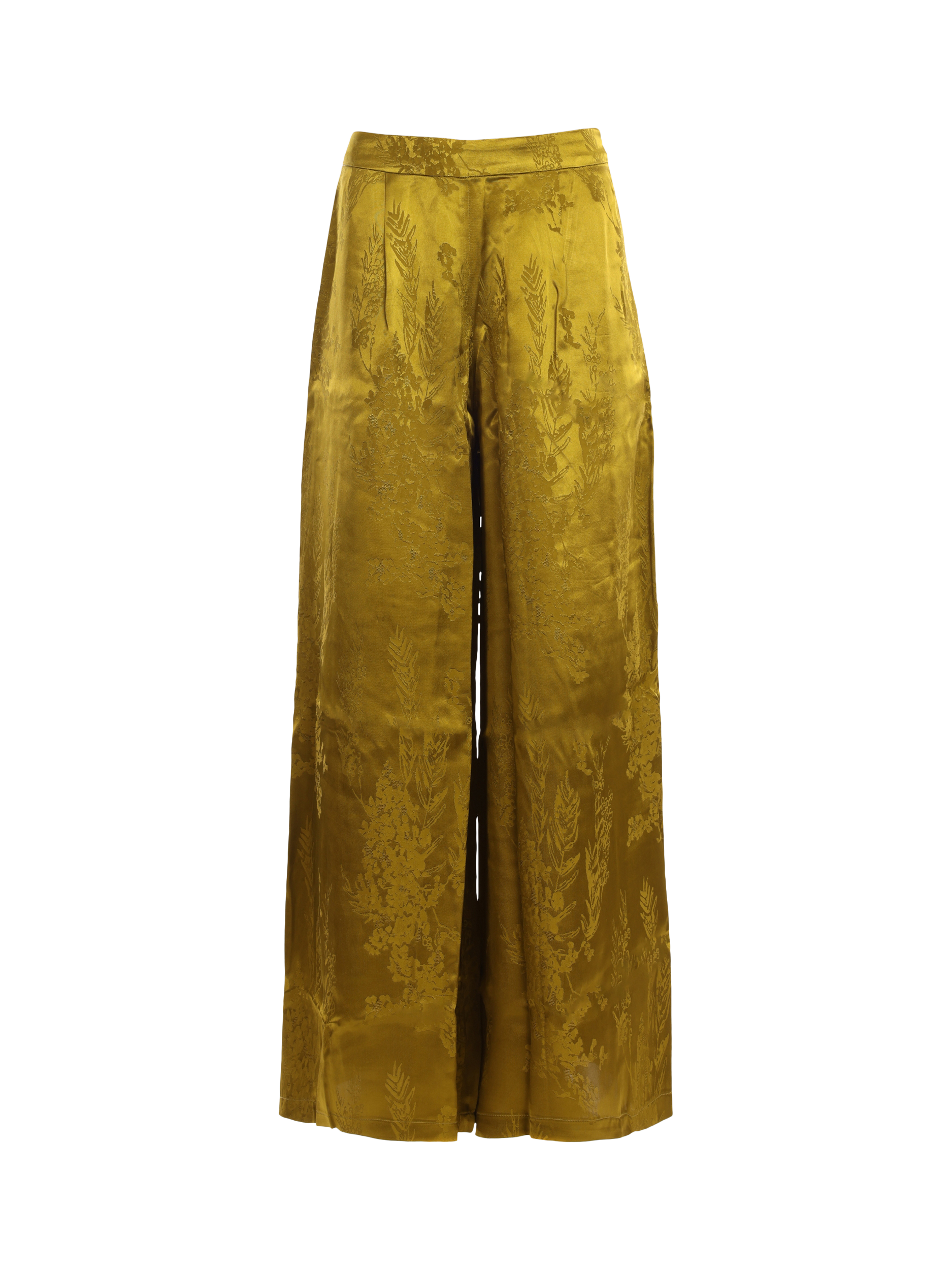Product image 6 of 7, which shows Traffic People Fromadis Evie Wide Leg Trousers, Olive, XS