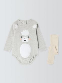 John Lewis Baby Easter Lamb Dress Up Set, Grey Marl, Grey Marl