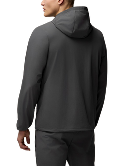 Castore Men's Flex Classic Woven Jacket, Gunmetal/Black - view 2, Gunmetal/Black