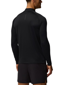 Castore Men's Adapt Training 1/4 Zip Long Sleeve Top - view 2, Black/Gunmetal