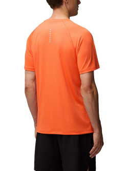 Castore Men's Adapt Training T-Shirt - view 2, Bright Orange/Mid Grey