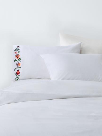 John Lewis x Anine Cecilie Iversen Posy Embroidered Duvet Cover Set, Multi