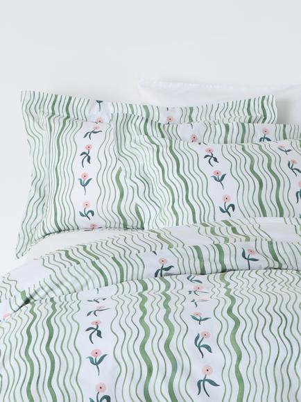 John Lewis x Anine Cecilie Iversen Ribbon Duvet Cover Set, Multi, Multi