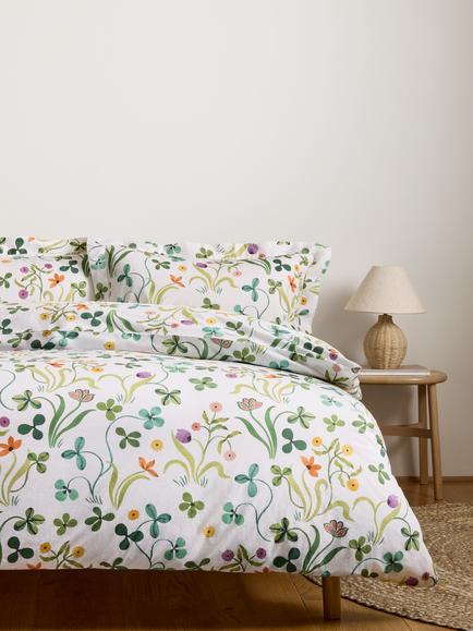 John Lewis x Anine Cecilie Iversen Tulip Garden Duvet Cover Set, Multi - view 2, Multi
