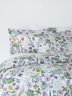 John Lewis x Anine Cecilie Iversen Violet Duvet Cover Set, Multi, Multi
