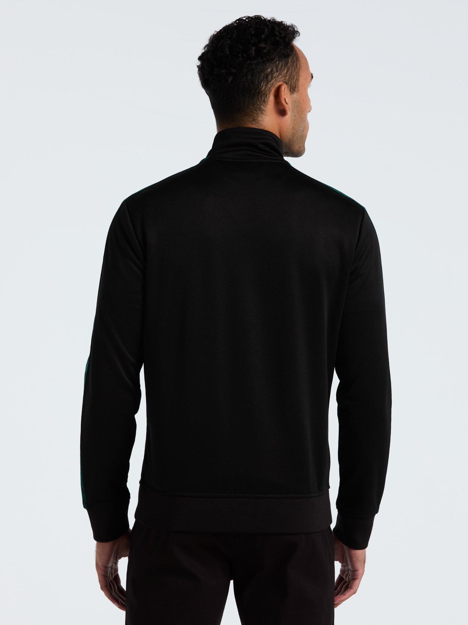 Product image 5 of 5, which shows Original Penguin Zip Neck Track Jacket, True Black, L
