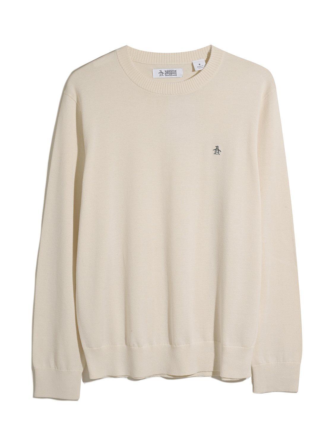 Product image 4 of 5, which shows Original Penguin Cotton Crew Neck Jumper, Birch, L