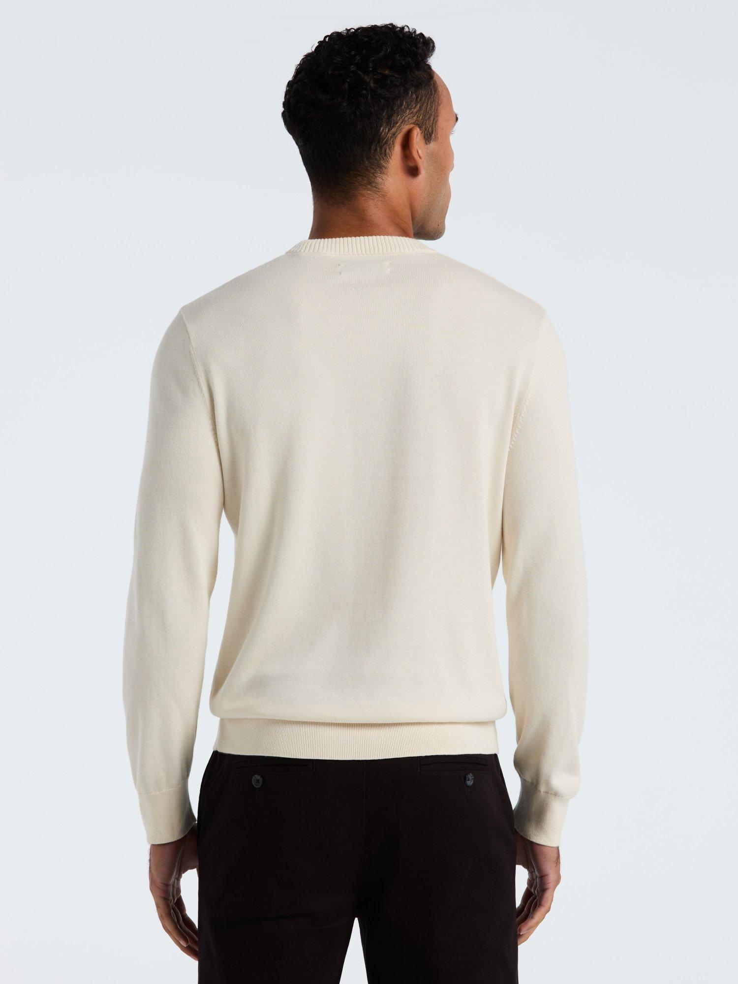 Product image 5 of 5, which shows Original Penguin Cotton Crew Neck Jumper, Birch, L