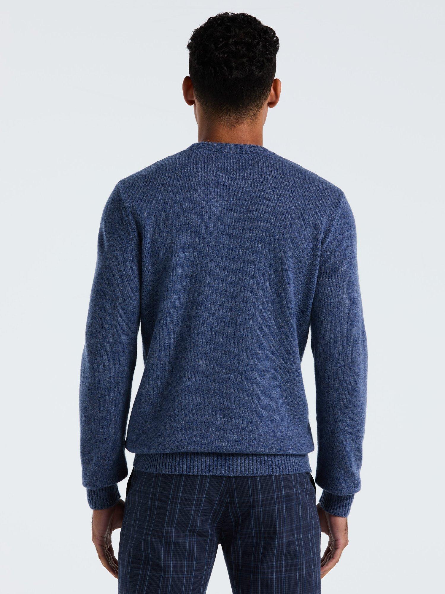 Product image 5 of 5, which shows Original Penguin Lambswool Crew Neck Jumper, Sargasso Sea, XS
