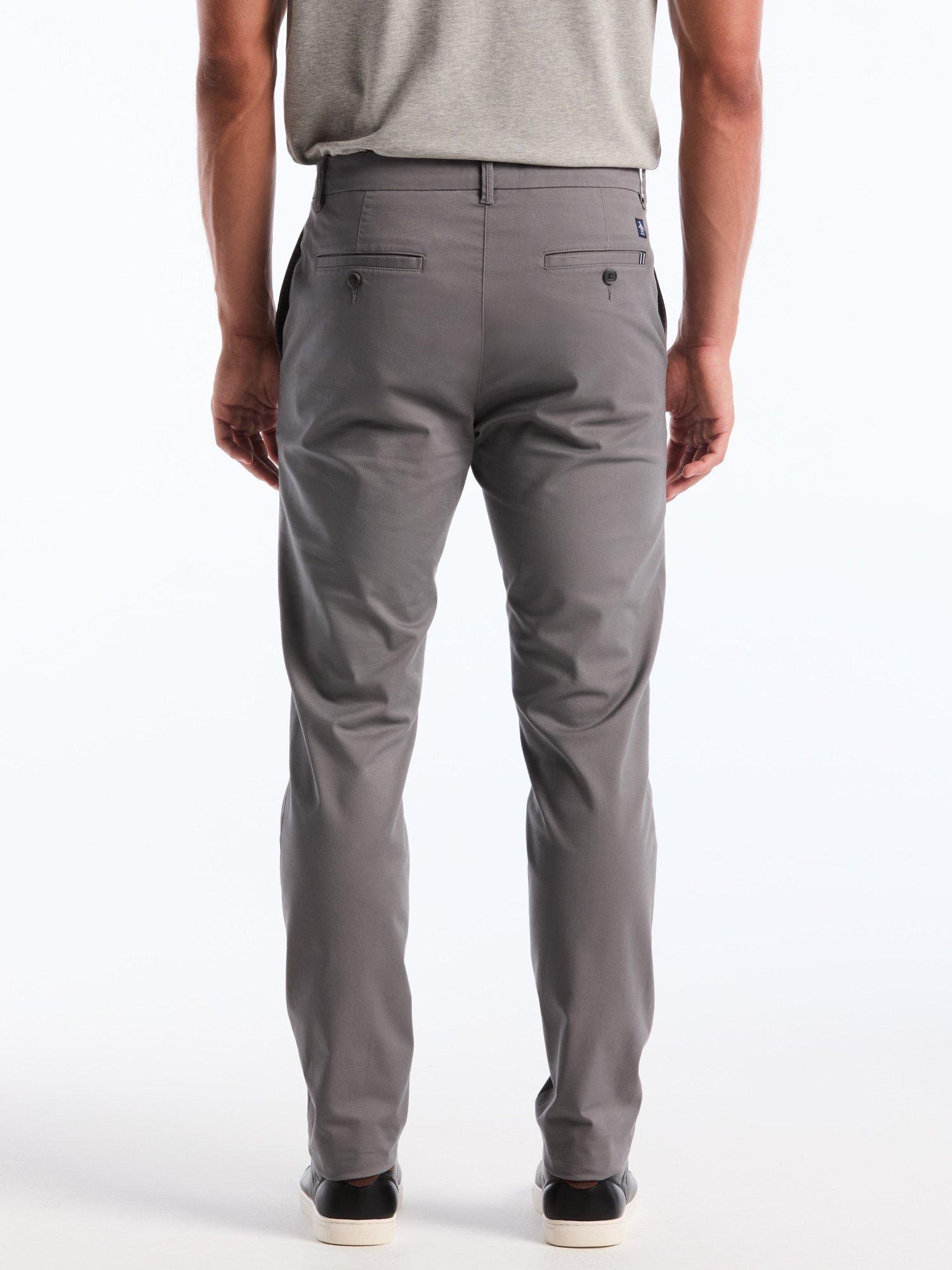 Product image 5 of 6, which shows Original Penguin Cotton Blend Regular Fit Chino Trousers, Castlerock, W30/L32