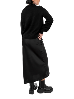 Lovedrobe Floral Applique Jumper, Black - view 2, Black