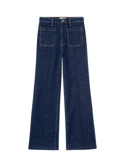 FRAME The Refined High Rise Wide Leg Jeans, Taboo, Taboo