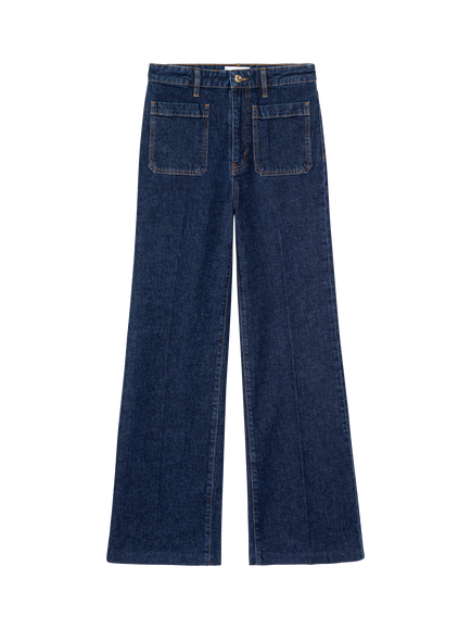 FRAME The Refined High Rise Wide Leg Jeans, Taboo, Taboo