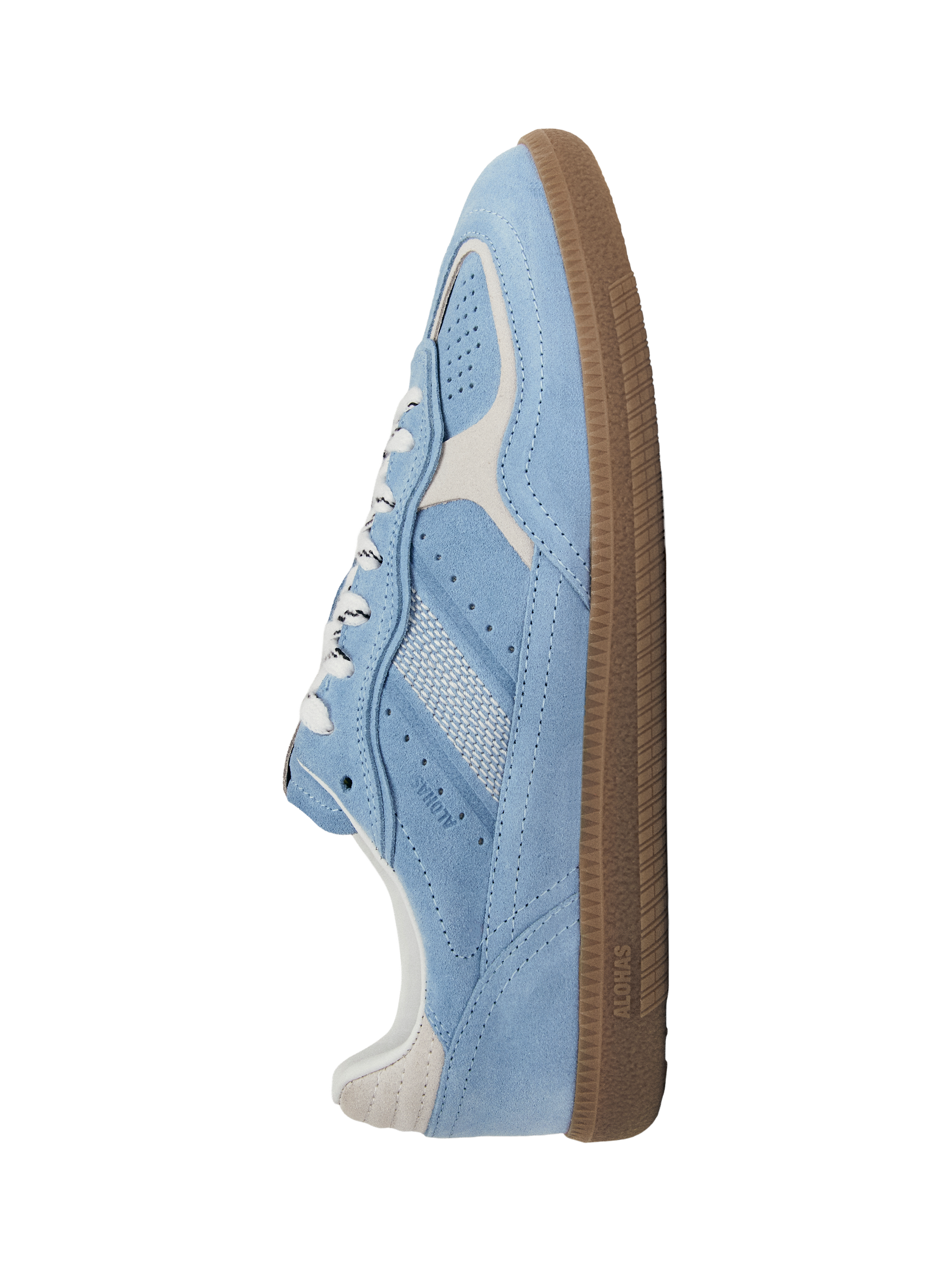 Product image 3 of 7, which shows ALOHAS TB.490 Rife Suede Blend Trainers, Cornflower Blue, EU37
