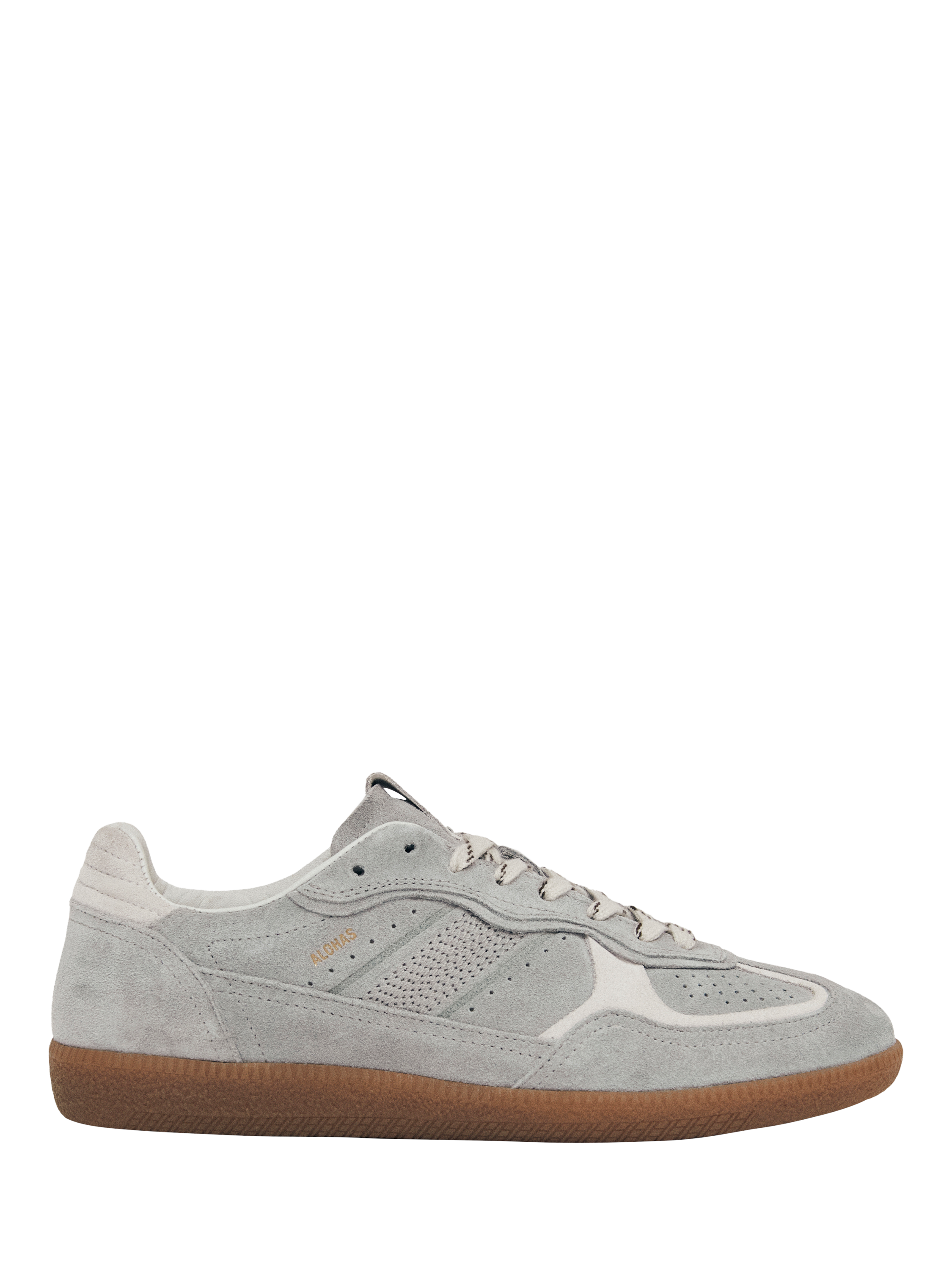 Product image 1 of 3, which shows ALOHAS TB.490 Rife Suede Blend Trainers, Grey, EU37