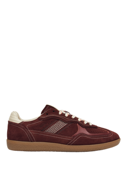 ALOHAS TB.490 Rife Suede Blend Trainers, Burgundy/Cream, Burgundy/Cream
