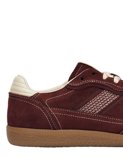 ALOHAS TB.490 Rife Suede Blend Trainers, Burgundy/Cream - view 2, Burgundy/Cream
