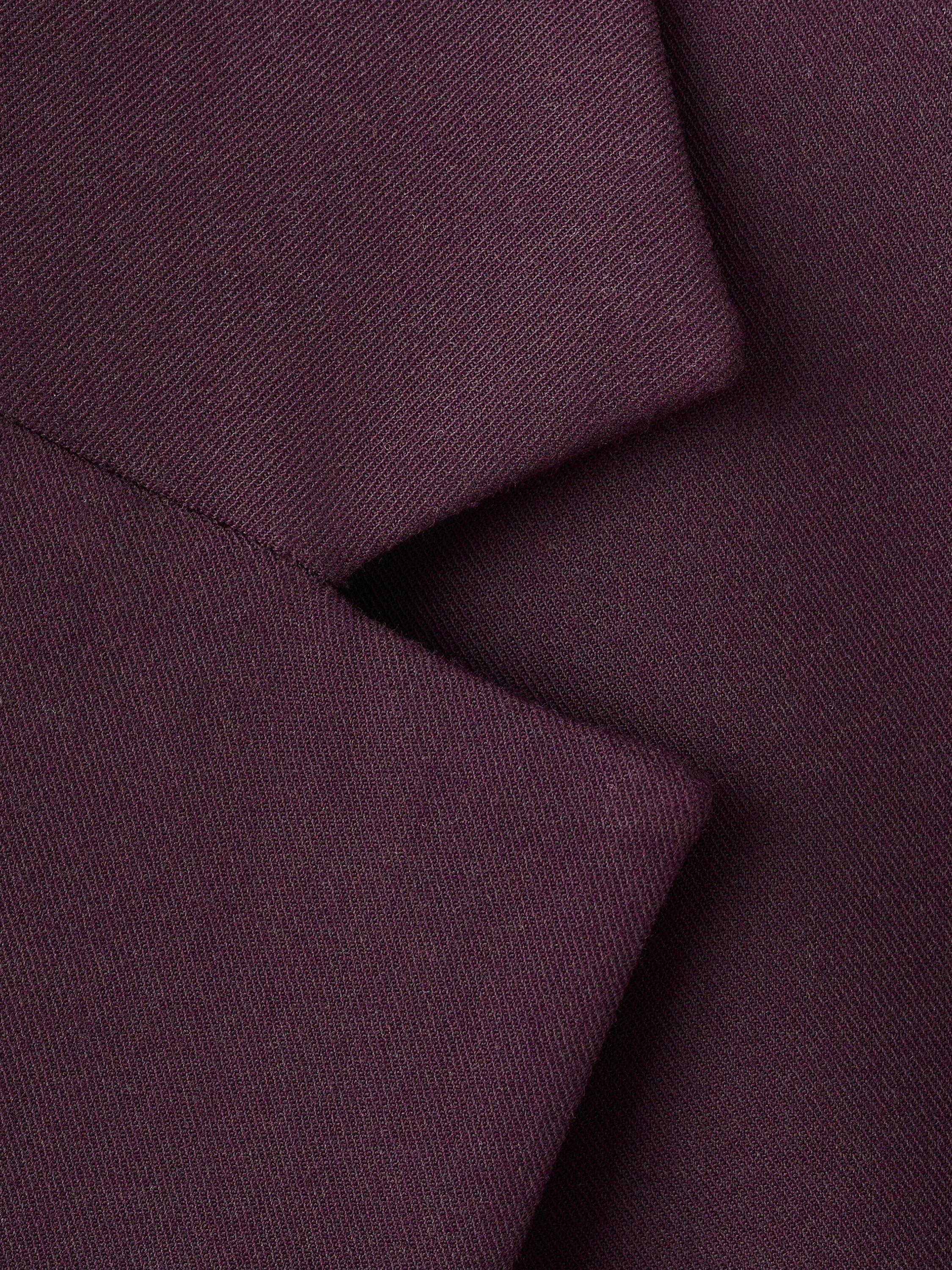 Product image 6 of 8, which shows Mango Gabi Single Button Blazer, Dark Red, XS