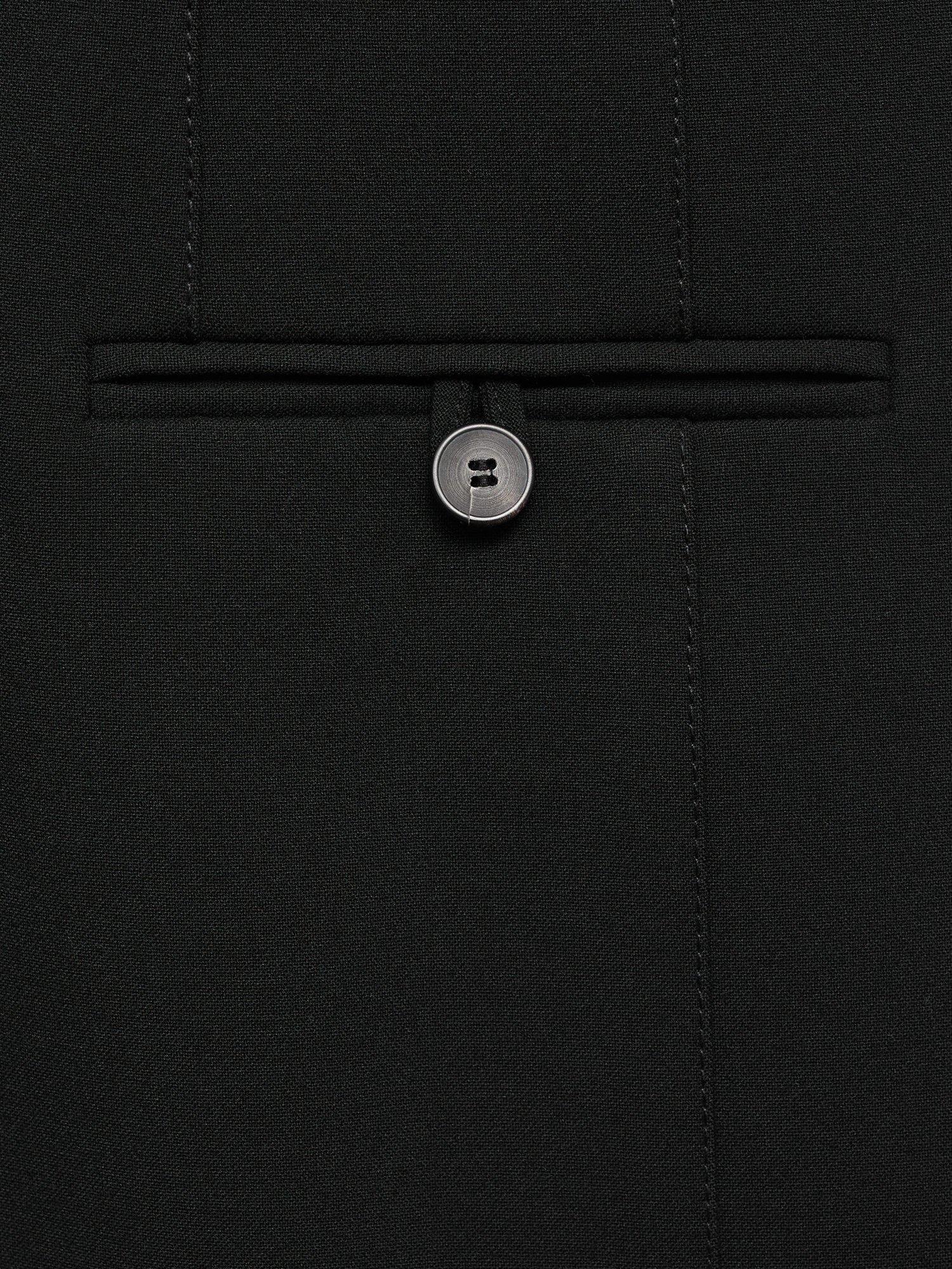 Product image 5 of 8, which shows Mango Tropi Sleeveless Mini Dress, Black, 10