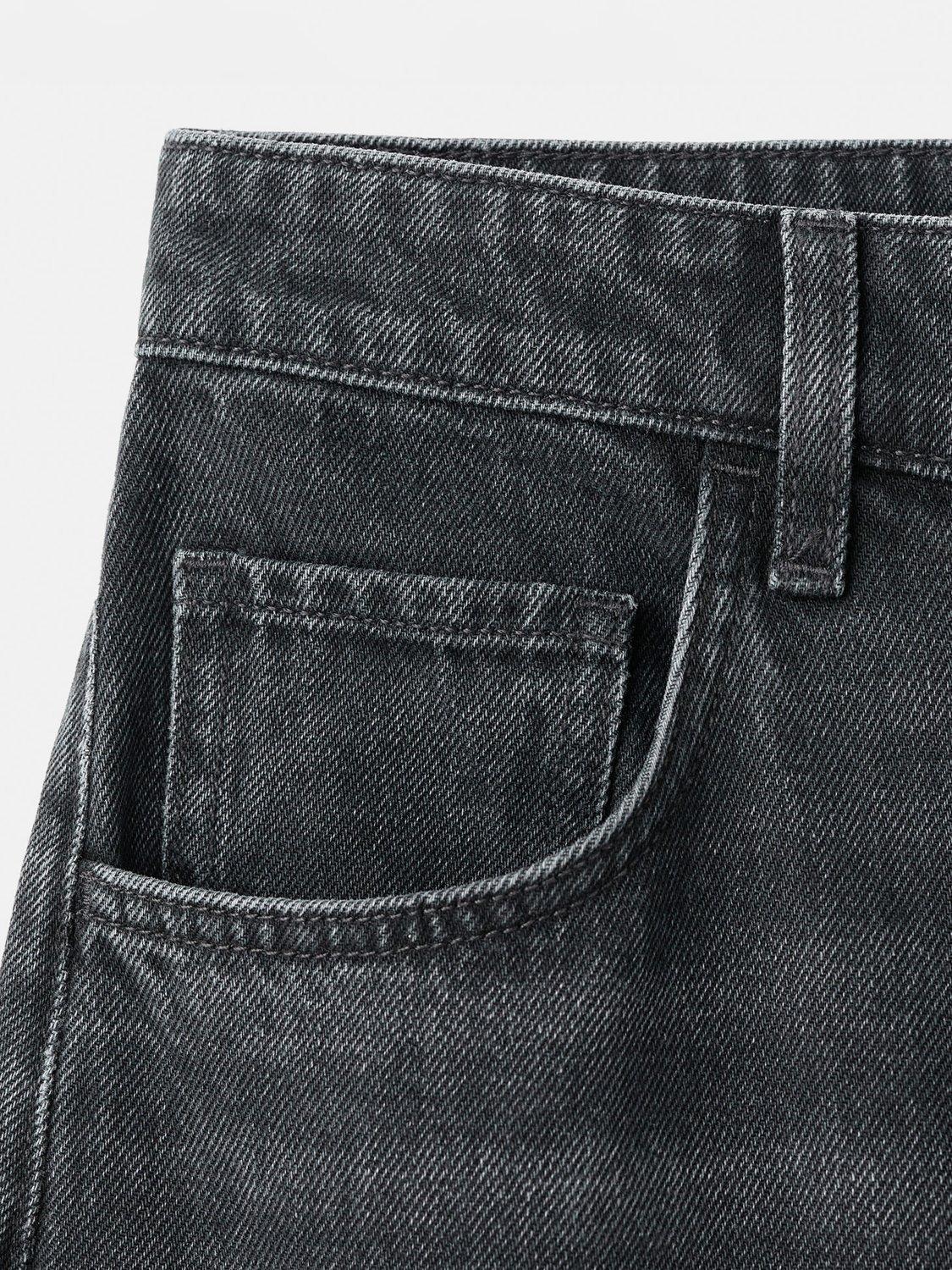 Product image 5 of 7, which shows Mango Charlot Mid Rise Balloon Jeans, Open Grey, 10