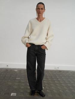 Mango Davina Mid Rise Straight Jeans, Mid Blue, Mid Blue