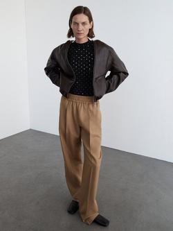 Mango Cleo Crystal Bodysuit, Black - view 2, Black