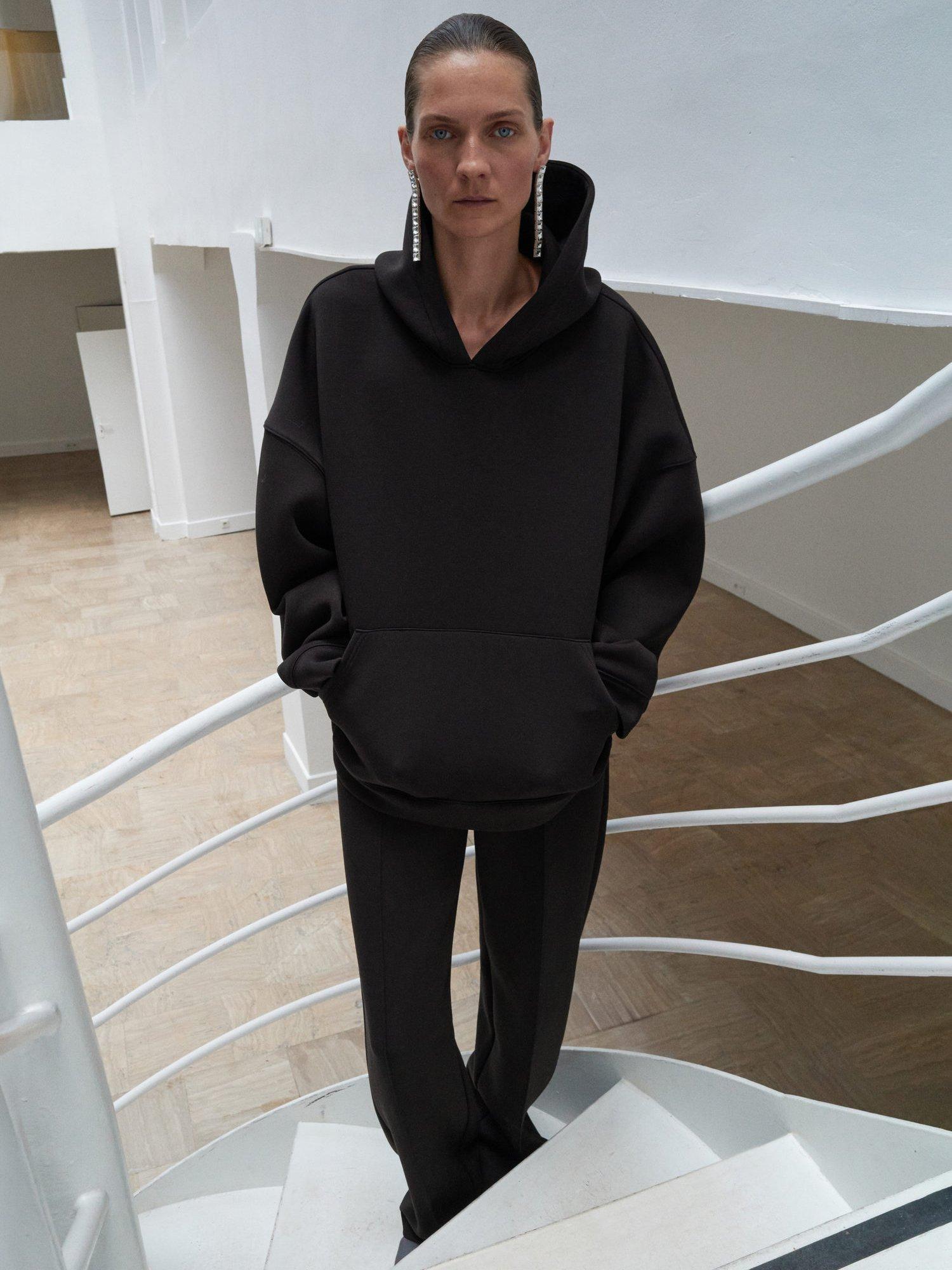 Mango Hamlet Oversized Hoodie, Brown