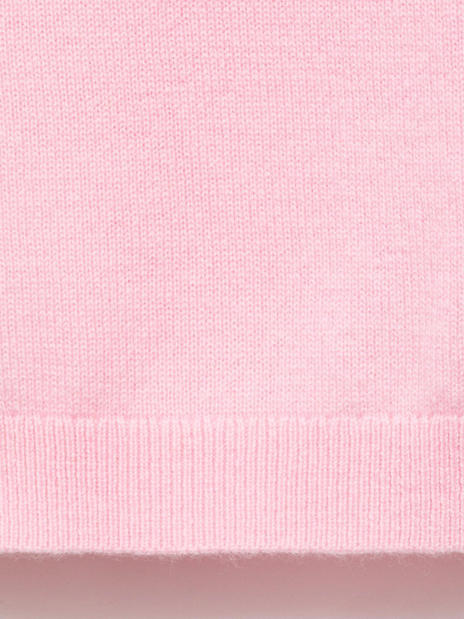 Product image 5 of 8, which shows Mango Taurus Wool Rich Knit Top, Pink, S