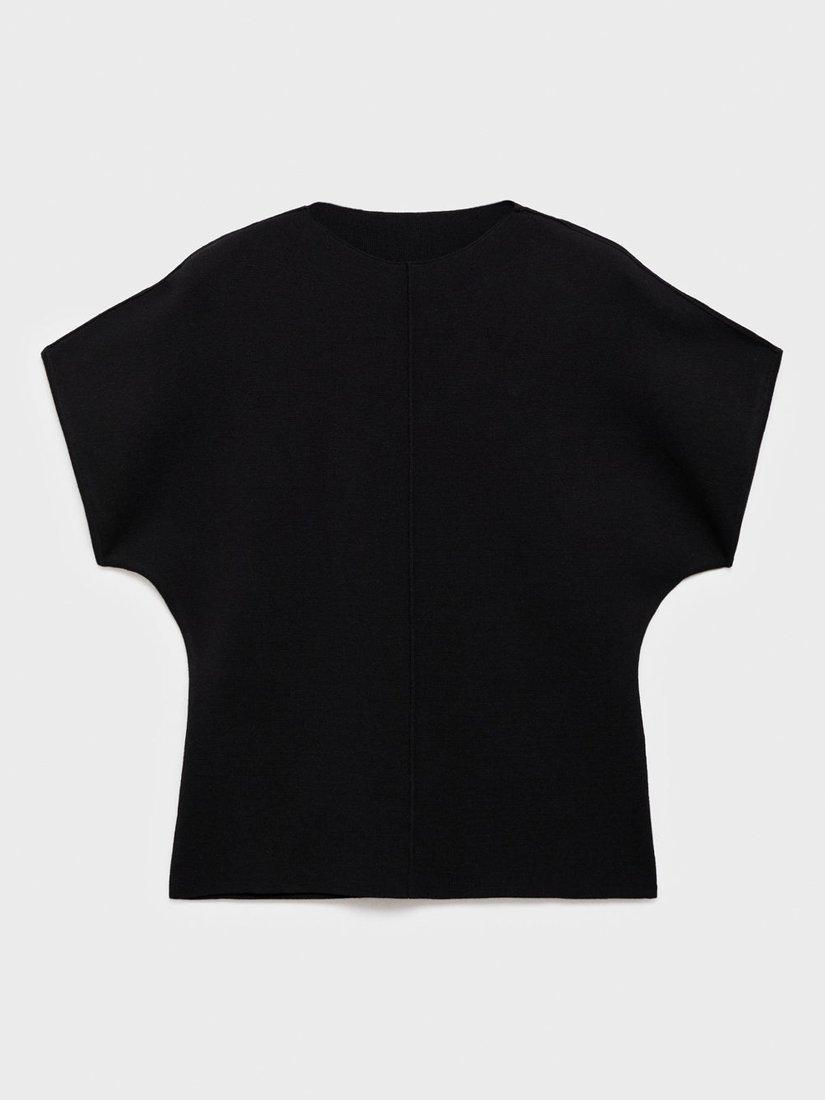 Product image 3 of 7, which shows Mango Zonard Knit Top, Black, S