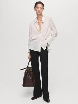 Mango Delfi Seam Detail Leggings - view 2, Black