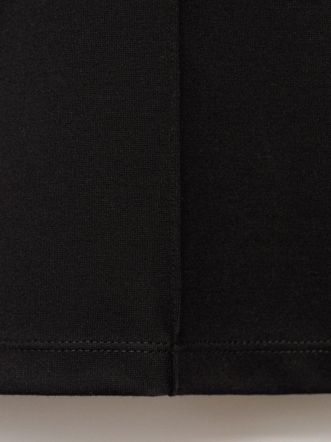 Product image 5 of 9, which shows Mango Delfi Seam Detail Leggings, Black, XXXL