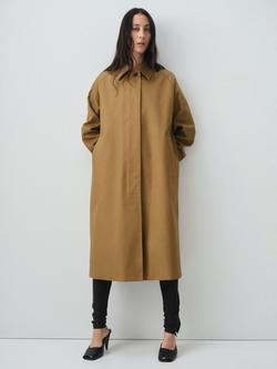 Mango Berryo Oversized Trench Coat, Medium Brown - view 2, Medium Brown