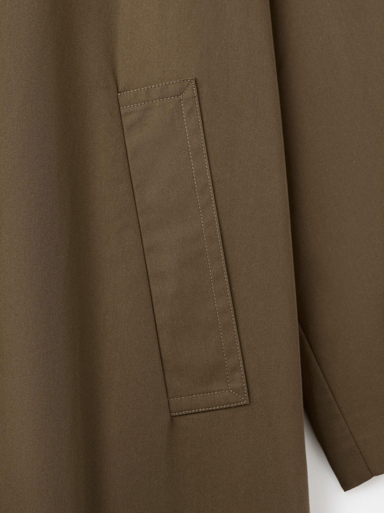 Product image 5 of 8, which shows Mango Linz Oversized Trench Coat, Medium Brown, S