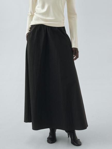 Mango Roma Flared Skirt, Black, Black