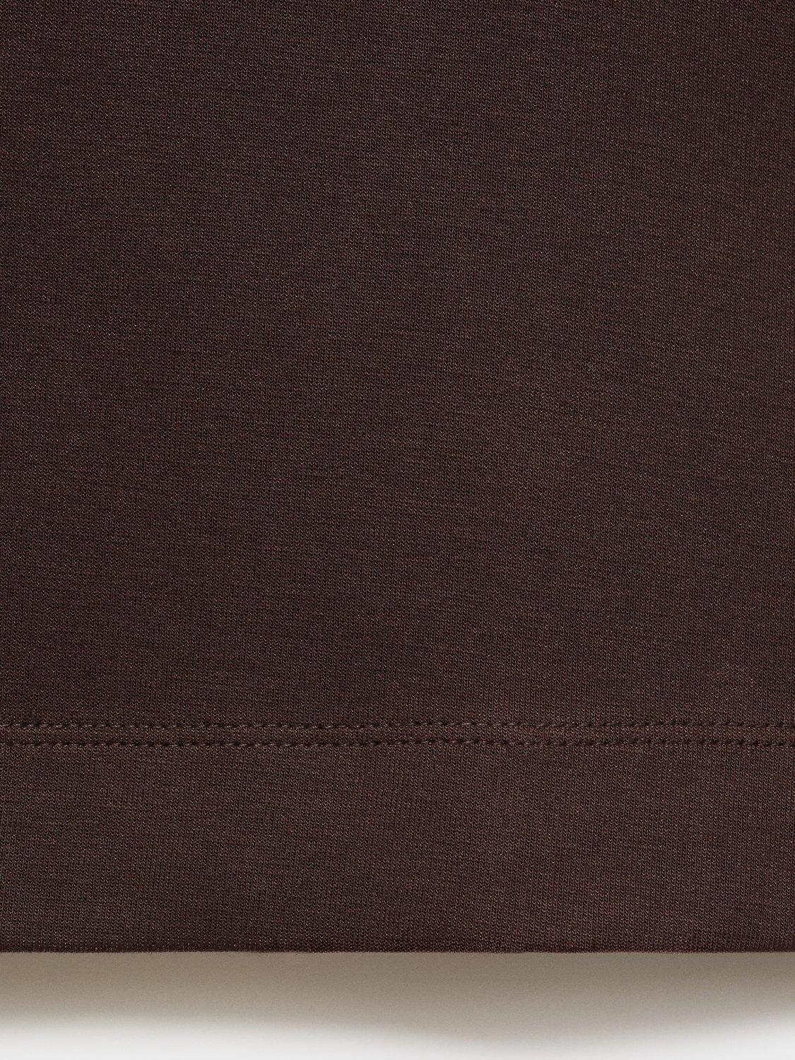 Product image 5 of 6, which shows Mango Celia Oversized T-Shirt, Brown, L