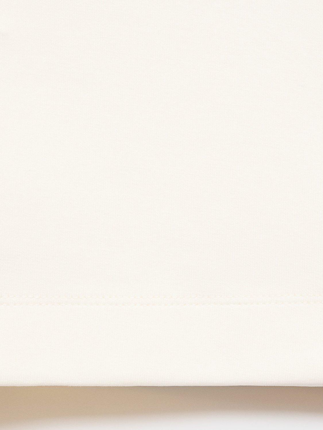 Product image 5 of 6, which shows Mango Celia Oversized T-Shirt, Natural White, M