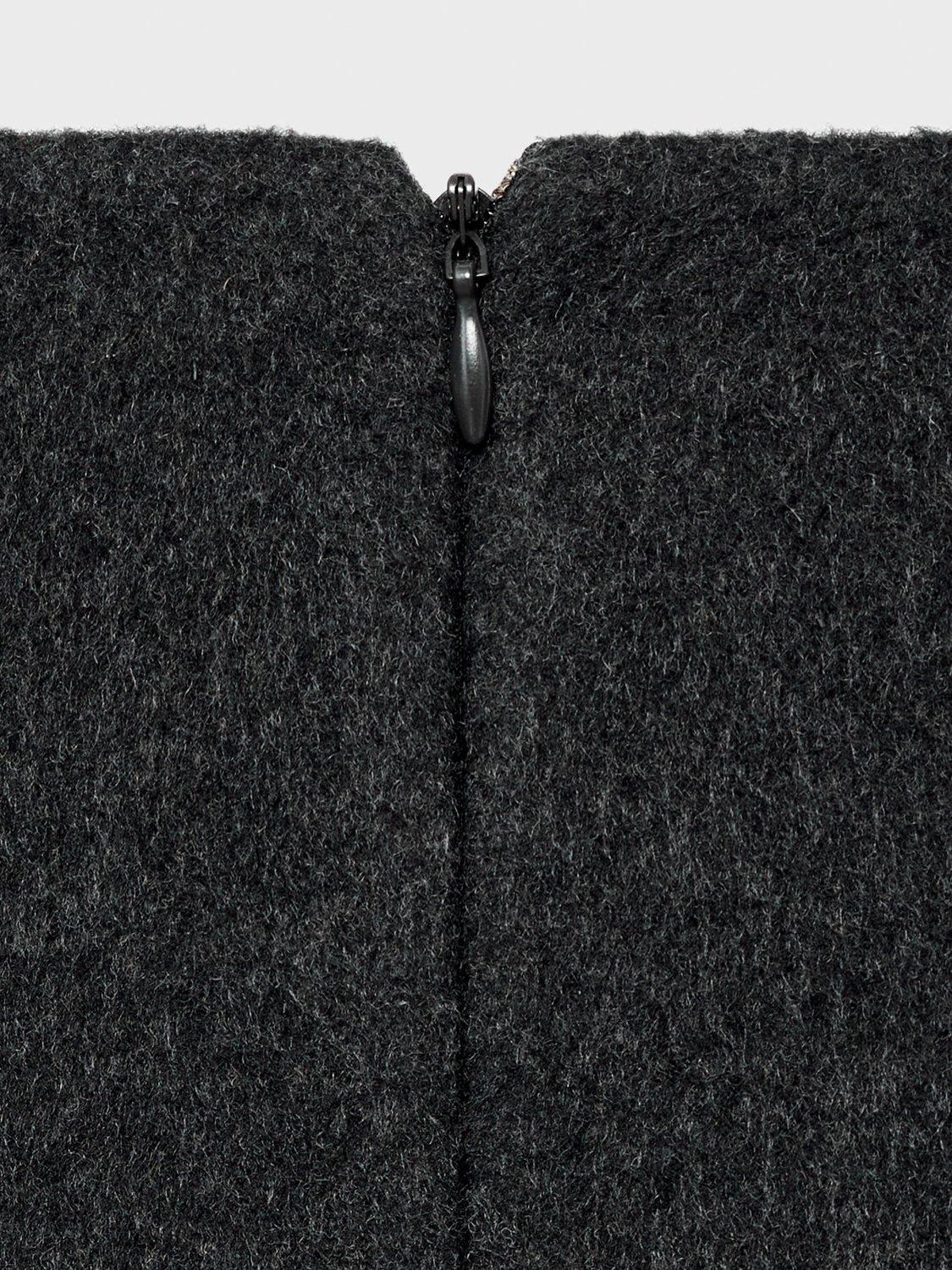 Product image 6 of 6, which shows Mango Leipzig Wool Blend Coat, Grey, L