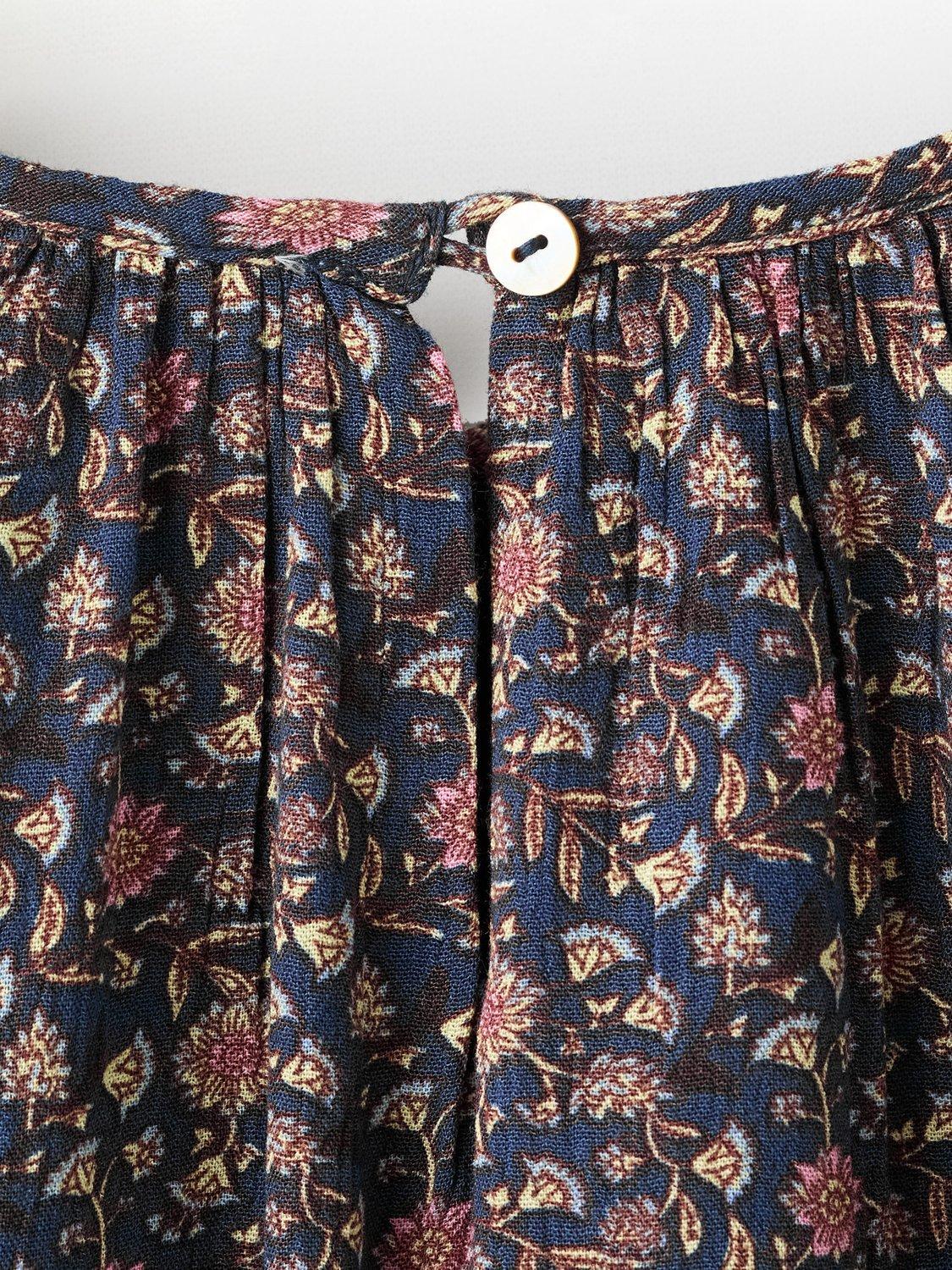 Product image 6 of 6, which shows Mango Kids' Isa Dress, Navy, 6 years